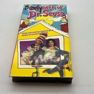 In Search of Dr. Seuss 1994 VHS Geisel Robin Williams Christopher Lloyd Movie